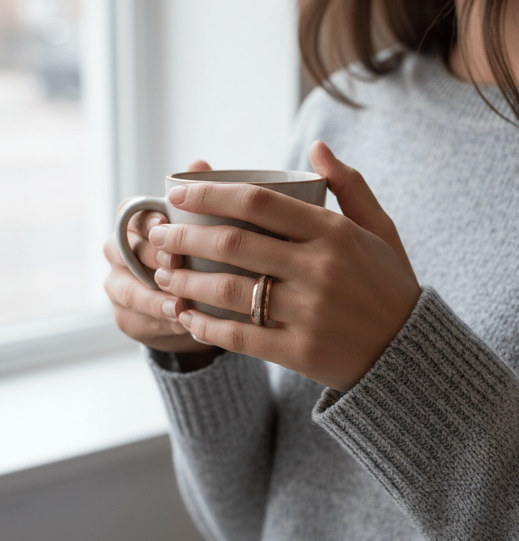 Wooden ring for women