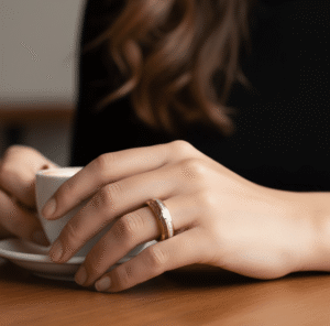 Wooden ring for women