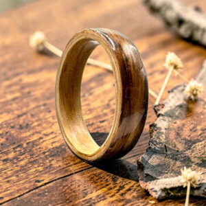 Burnt wood ring