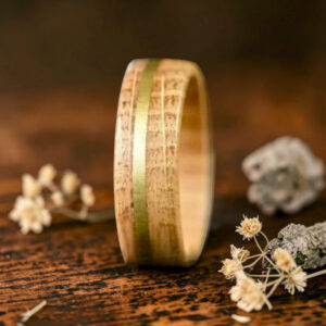 Handmade wooden ring