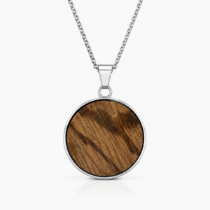 Snake wood necklace