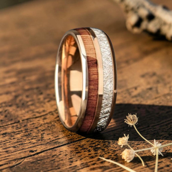 Anello in legno da uomo